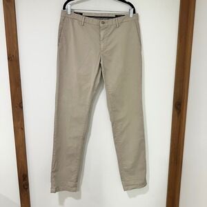 Masons New York Chino Pants Mens 36x34 Beige Stretch Cotton Regular Fit NWT